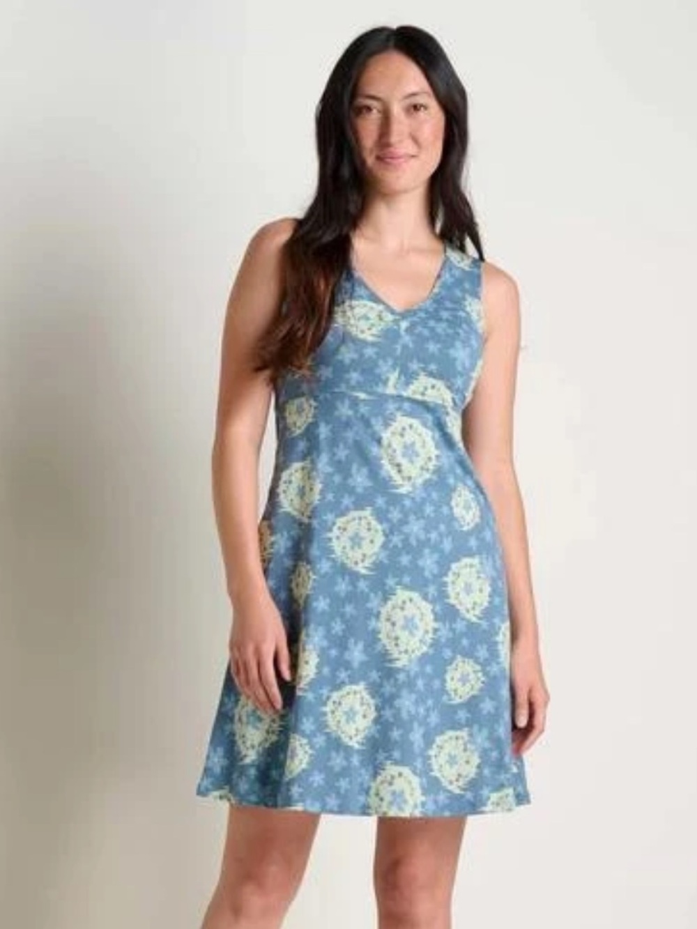Toad & Co. Rosemarie Sleeveless Dress in North Shore Speedy Print, NWOT, size XS